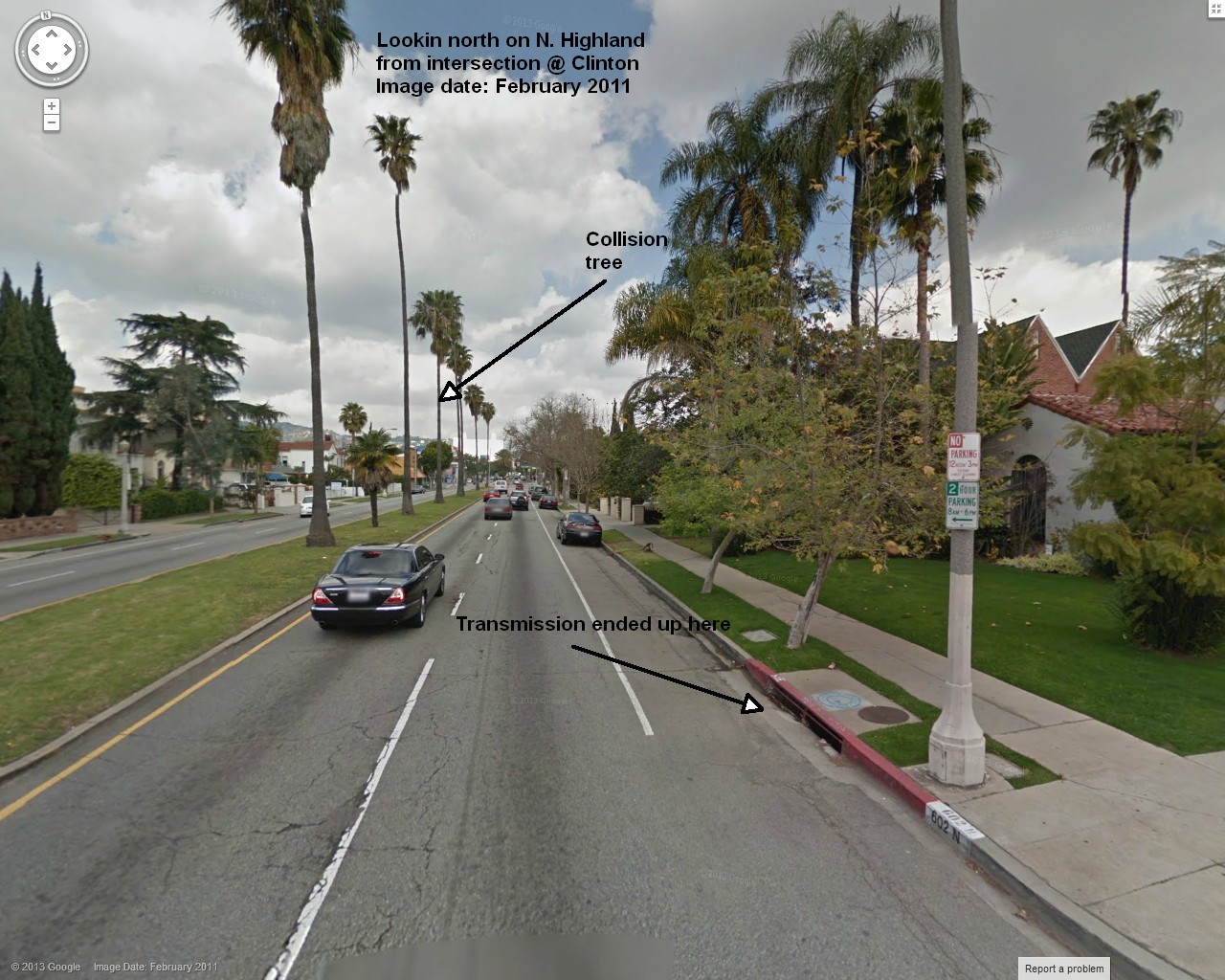 Looking north from Clinton