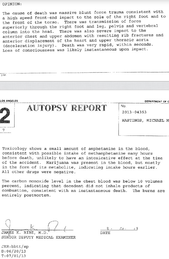 Autopsy Conclusion